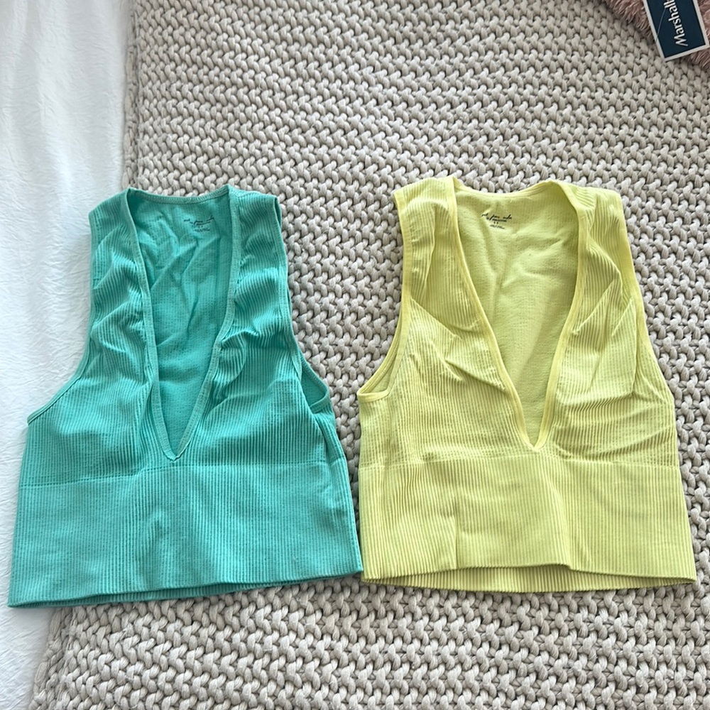 UO hailey plunge top